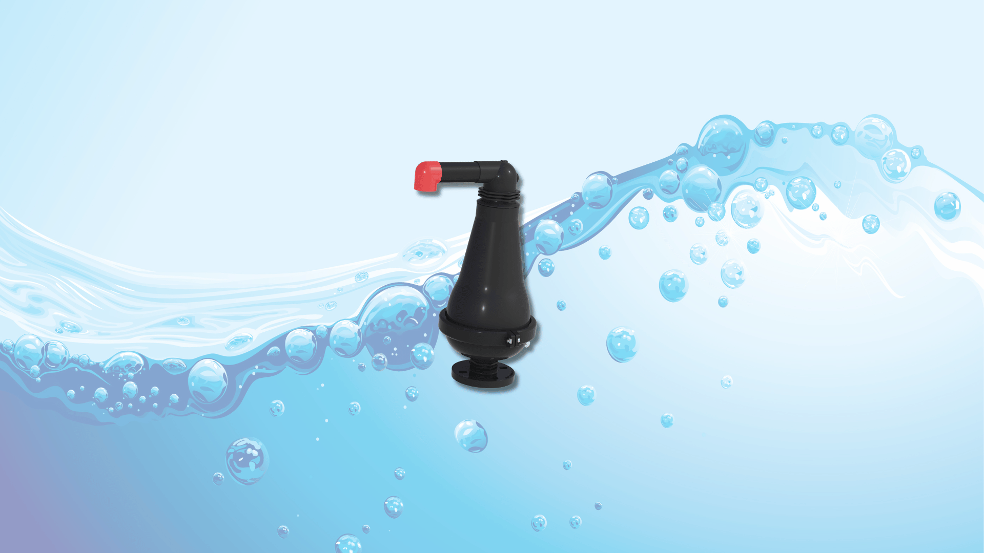 701 Air Valve Banner Water Background