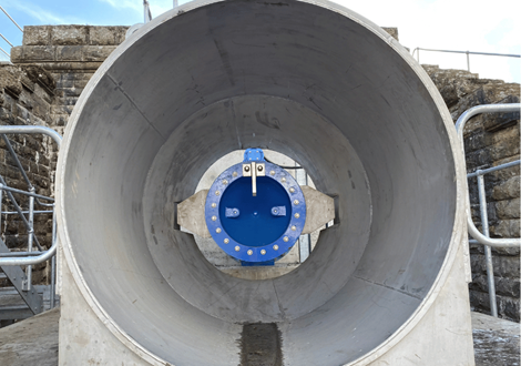 Fixed Cone Free Discharge Valves Burnhope Valve at site