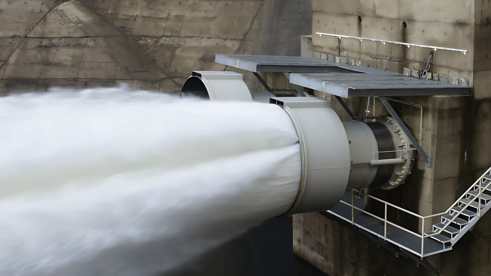 Fixed Cone Free Discharge Valves Header Valve In Use
