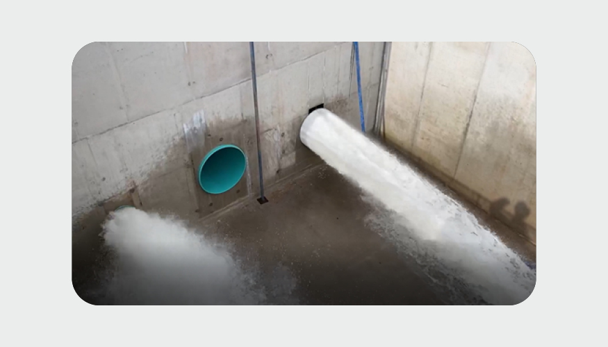 USK Reservoir Glenfield Invicta Case Study Cone discharge valves