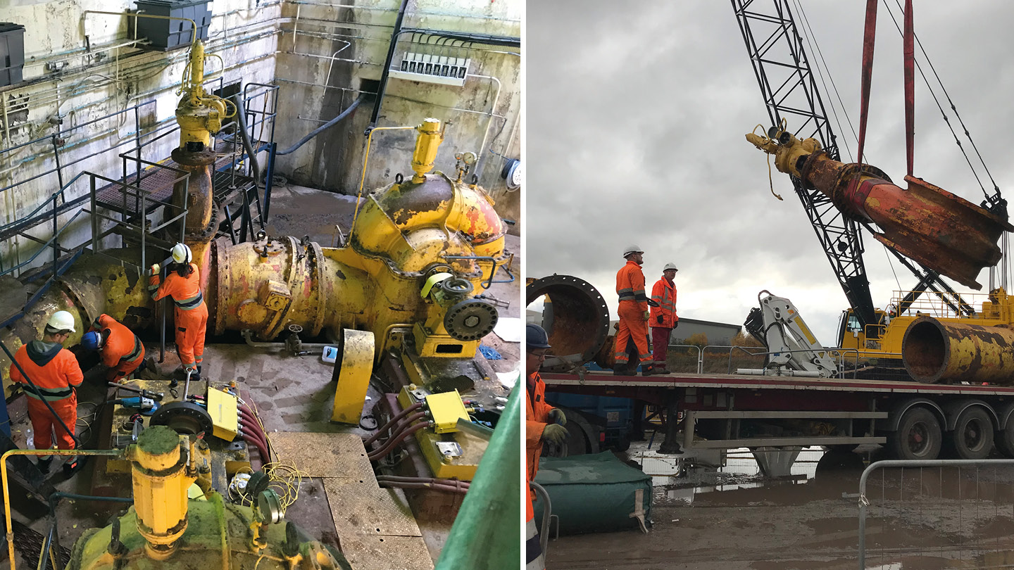Dry Dock case study and the original valve installation and removal for refurbishment