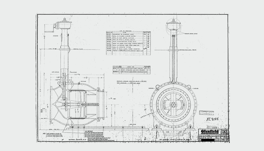 Sloy Hydro Station Original drawings