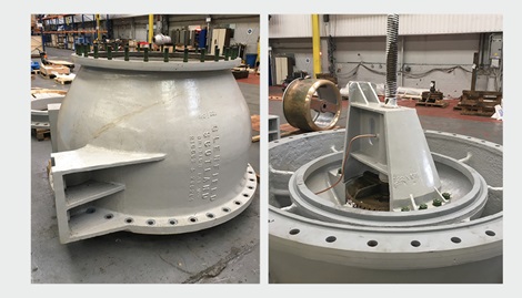 Sloy Hydro Station Refurb Valves refurbishment