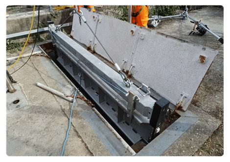 Penstock in A frame