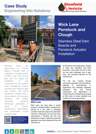 Wick Lane Penstock And Clough Thumbnail