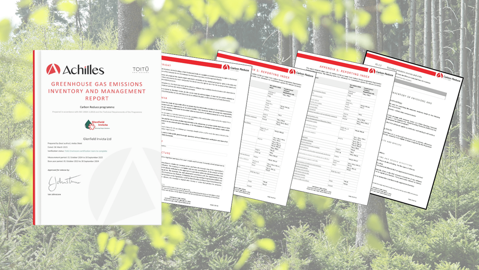 Achilles Report Green Sustainable Background