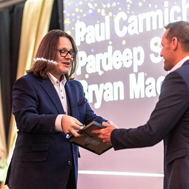 Bryan Mackie Glenfield Invicta AVK Expect Award winner