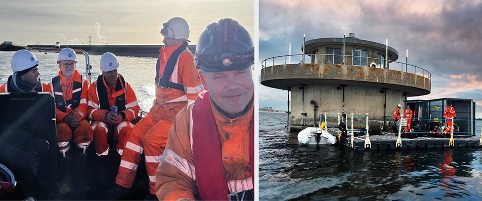 Glenfield Invicta Queen Mother Reservoir Ken Otley underwater penstock project