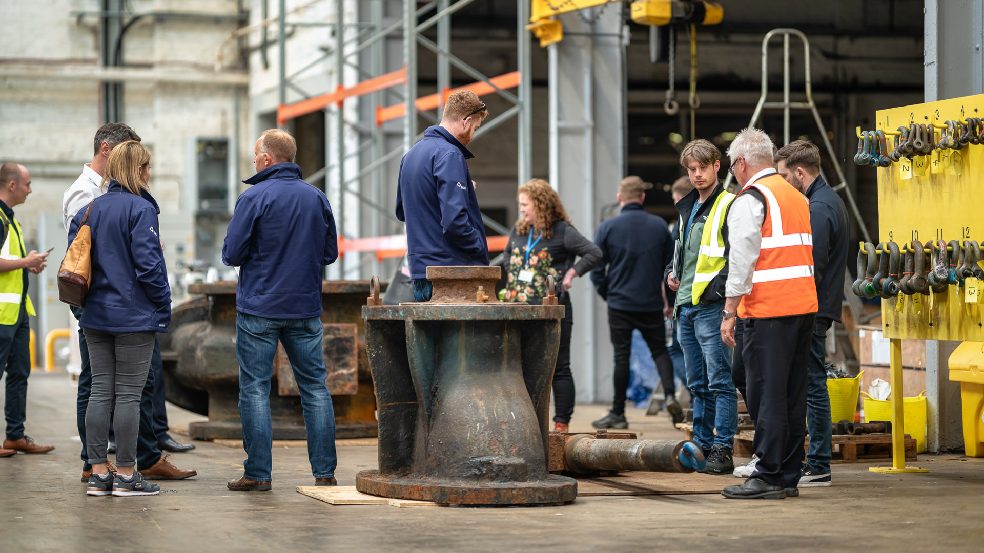 Scottish Water Visit to Glenfield Invicta on the shop floor
