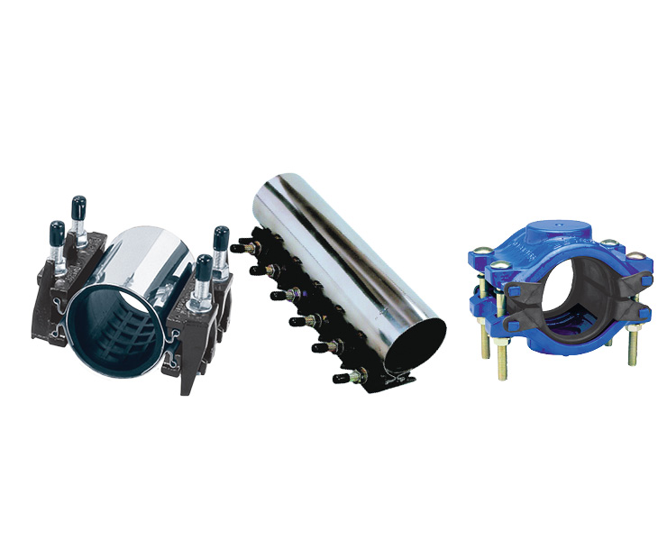Repair clamps for water and wastewater
